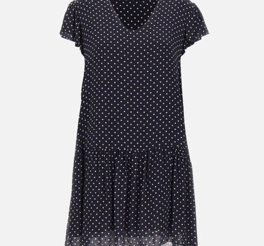 Abito a pois in crepe di viscose RPJCF025 3003 KAOS 