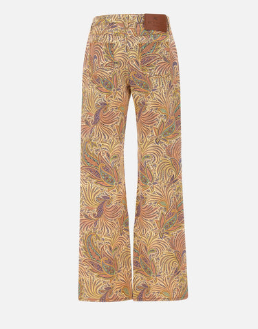 Pantaloni in cotone stretch WRNB0015 AK770X0804 ETRO 