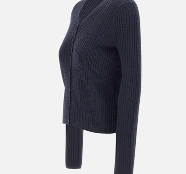 Cardigan in lana stretch V202879925 510TWN VINCE. 