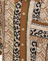 Camicia in maglia jacquard S6LAMAKS059 920 LANEUS 