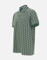 Polo in jacquard con monogramma DH1417 D1R LACOSTE 