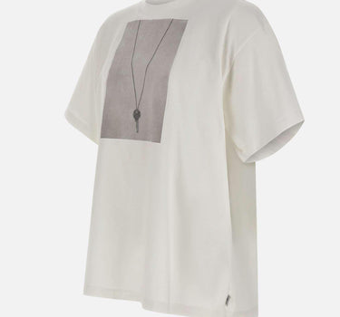 T-shirt over con stampa chiave SH0GC0068 M20050101 MM6 MAISON MARGIELA 