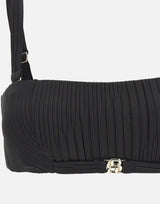 Top bikini con monogramma Double B 50561325 001 BOSS 