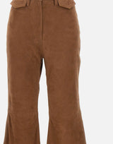 Pantaloni a vita alta in suede 115593 249 ROTATE BIRGER CHRISTENSEN 