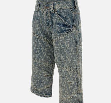 Shorts con logo VAQ09P012 BLUE1 VAQUERA 