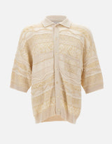 Camicia in maglia jacquard "Laneus" S5LAMAPO003 00231 LANEUS 