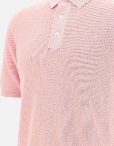 Polo in crepe di cotone PL1MC CR14P320 FILIPPO DE LAURENTIIS 