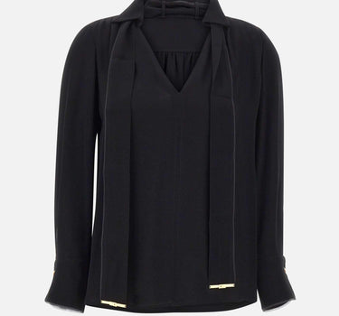 Camicia in georgette di viscosa con fusciacca CA14661E2 110 ELISABETTA FRANCHI 