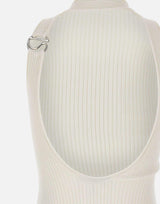 Top a maglia "C-Logo" COPML214Y3025 WHT COPERNI 