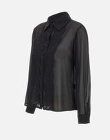 Camicia velata con pizzo RI1GX004 0001 KAOS 