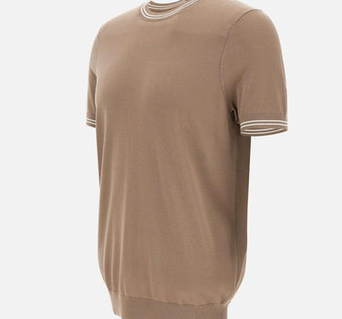 T-shirt in maglia<BR/> DK87060 MORO DIKTAT 