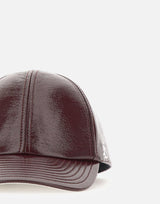 Cappello da baseball "Reedition Vinyl" PERACT002VY0014 BURGUNDY COURREGES 