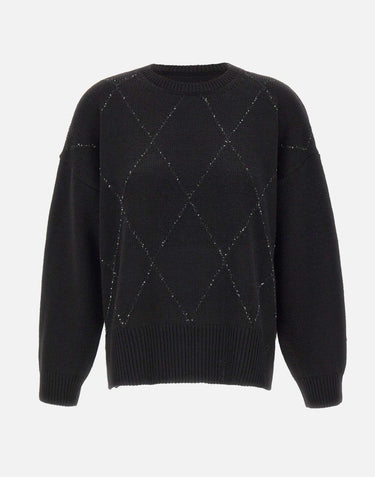 Maglia over con pailletes RI5FP009 0001 KAOS 