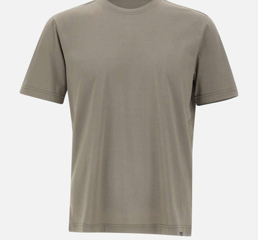 T-shirt in misto cotone e nylon DK17911 TORTORA DIKTAT 