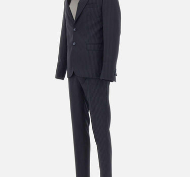 Abito gessato in lana vergine U5001 A562350 UNGARO 