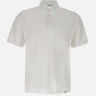 Polo in crepe di cotone DK87115 BIANCO DIKTAT 