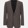 Blazer slim fit in misto lana 50563579 208 BOSS 