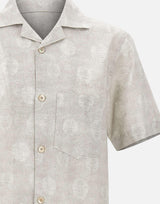 Camicia in misto lino e cotone M75CAMK09 TES0M1250002 ELEVENTY 