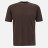 T-shirt in crepe di cotone TS0MC CR14R190 FILIPPO DE LAURENTIIS