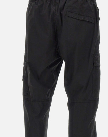Pantaloni in raso di cotone biologico e lana 3100033S0014 V0029 STONE ISLAND 
