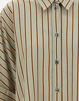 Camicia in rayon a righe CA6351T553A P9641 LIU-JO 