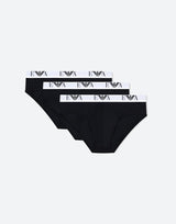 Set tre slip in cotone stretch EM000258 AF14131MC061 EMPORIO ARMANI 