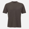 T-shirt in crepe di cotone TSMC JCREPEU190 FILIPPO DE LAURENTIIS 