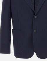 Blazer in misto lana con micro texture 4032G2034 26312289 MANUEL RITZ 