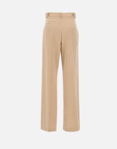 Pantaloni "Heritage Pleated" 126CPA450PL0159 SAND COURREGES