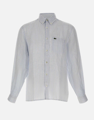 Camicia di lino a righe CH6985 29I LACOSTE 