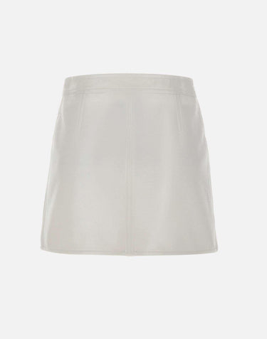 Mini gonna "Reedition Vinyl" PERCJU001VY0014 HERWHITE COURREGES 