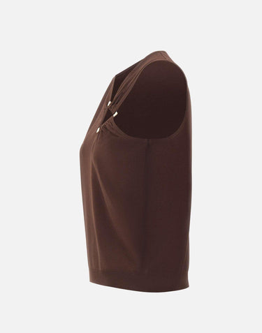 Top con dettaglio cut-out SP1NT004 6044 KAOS 