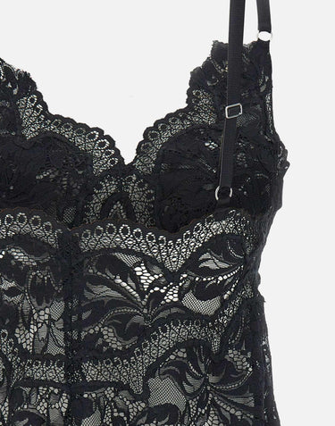 "Tank top in lace" 25PJT0043PA0170 P001 RABANNE 