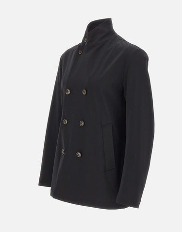 Giacca doppiopetto in twill S10MUC972 18599 MONTECORE 