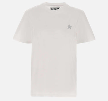 T-shirt "Star" in cotone GWP01220 P00059480185 GOLDEN GOOSE 