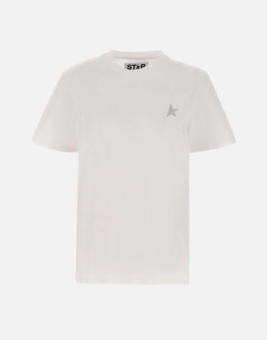 T-shirt "Star" in cotone GWP01220 P00059480185 GOLDEN GOOSE 