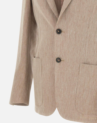 Blazer in lino e seta 25X579 25169490337R CORNELIANI 