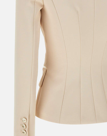 Blazer in crêpe stretch GI14251E2 193 ELISABETTA FRANCHI 