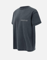 T-shirt "Inside out beauty" in cotone P101JBLI225 BLACK PURPLE BRAND 
