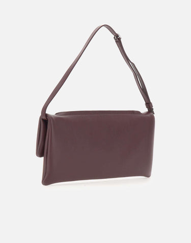 "Cuff leather clutch" 425GSA202CR0027 BURGUNDY COURREGES 