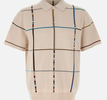 Polo in cotone lavorato a maglia M1R783ZV03025 02 PAUL SMITH 