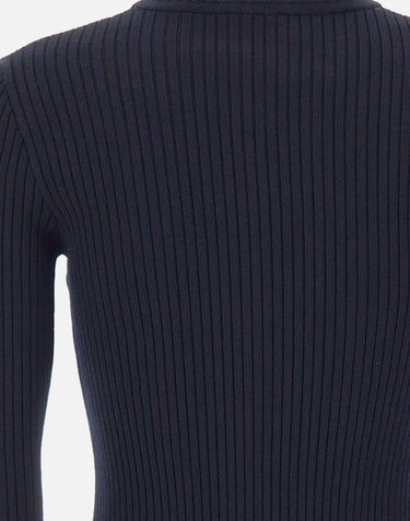 Maglia "Reedition Rib Knit" PERMPU022FI0001 NAVY COURREGES 