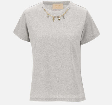 T-shirt con accessorio collana RIJBR003 0M07 KAOS 