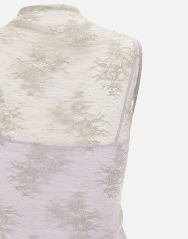 "Light grey classic collar lace vest" BX005 GREY JACQUES WEI 