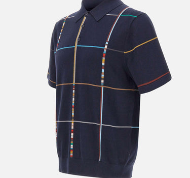 Polo in cotone lavorato a maglia M1R783ZV03025 49 PAUL SMITH 