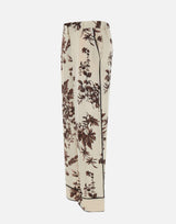 Pantaloni in raso stampato CA6254TS061 P9654 LIU-JO 