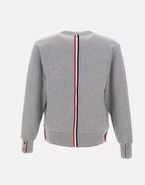Felpa  "Crewneck Classic Loopback" in cotone MJT085A 03377055 THOM BROWNE 