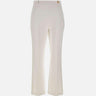 Pantaloni in doppio crêpe stretch con logo charm PA16861E2 360 ELISABETTA FRANCHI 