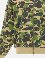 Felpa con cappuccio "ABC Camo Heavy Wash" 001ZPM301308M GREEN BAPE 
