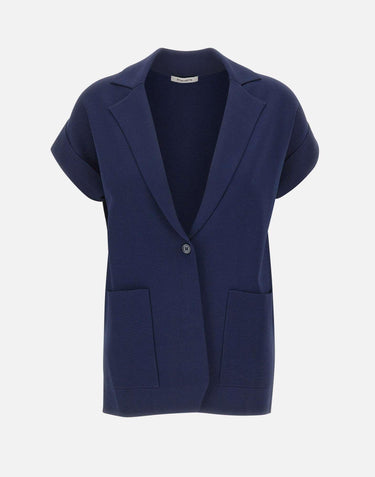 Blazer in maglia smanicato 194107 038 KANGRA 